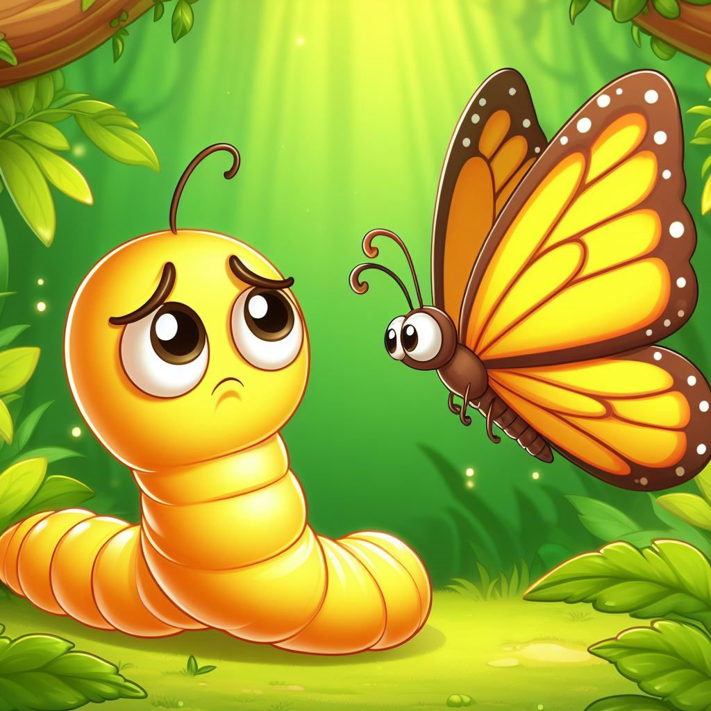 A caterpillar that flew