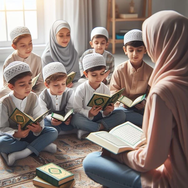 Kids with Quran